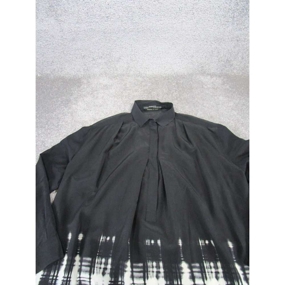 Allsaints Allsaints Shirt Dress Womens 6 Black Si… - image 2
