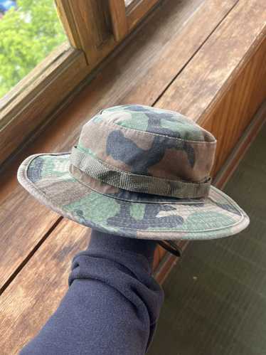 Hat × Military × Streetwear Vintage Camouflage Mi… - image 1