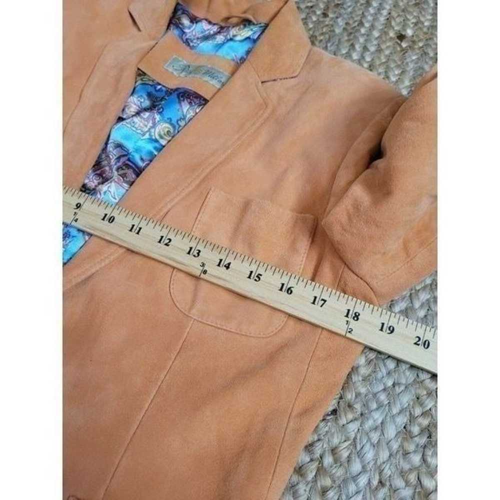 [Peter Millar] Orange Suede Leather Blazer M - image 9