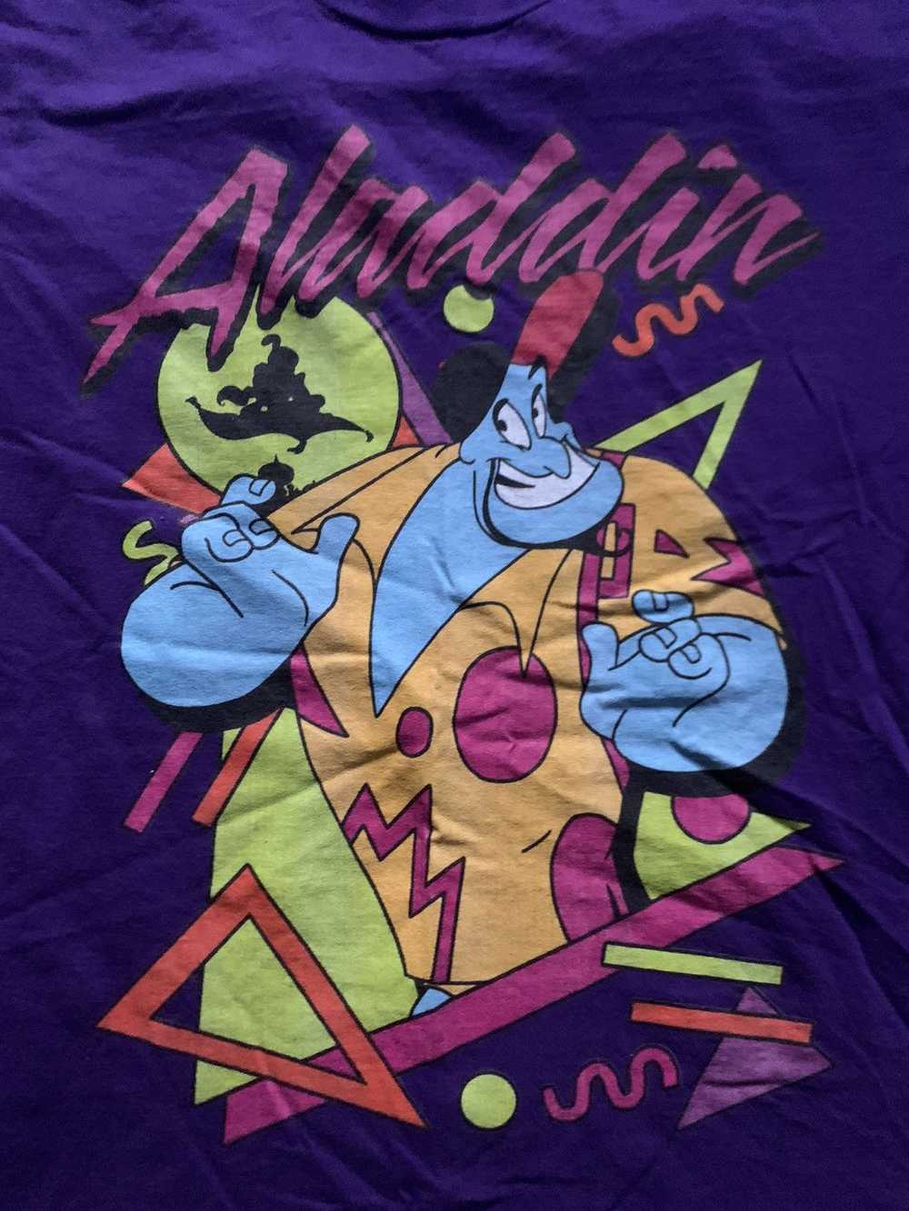 Band Tees × Disney × Vintage Aladdin Genie T-shirt - image 2