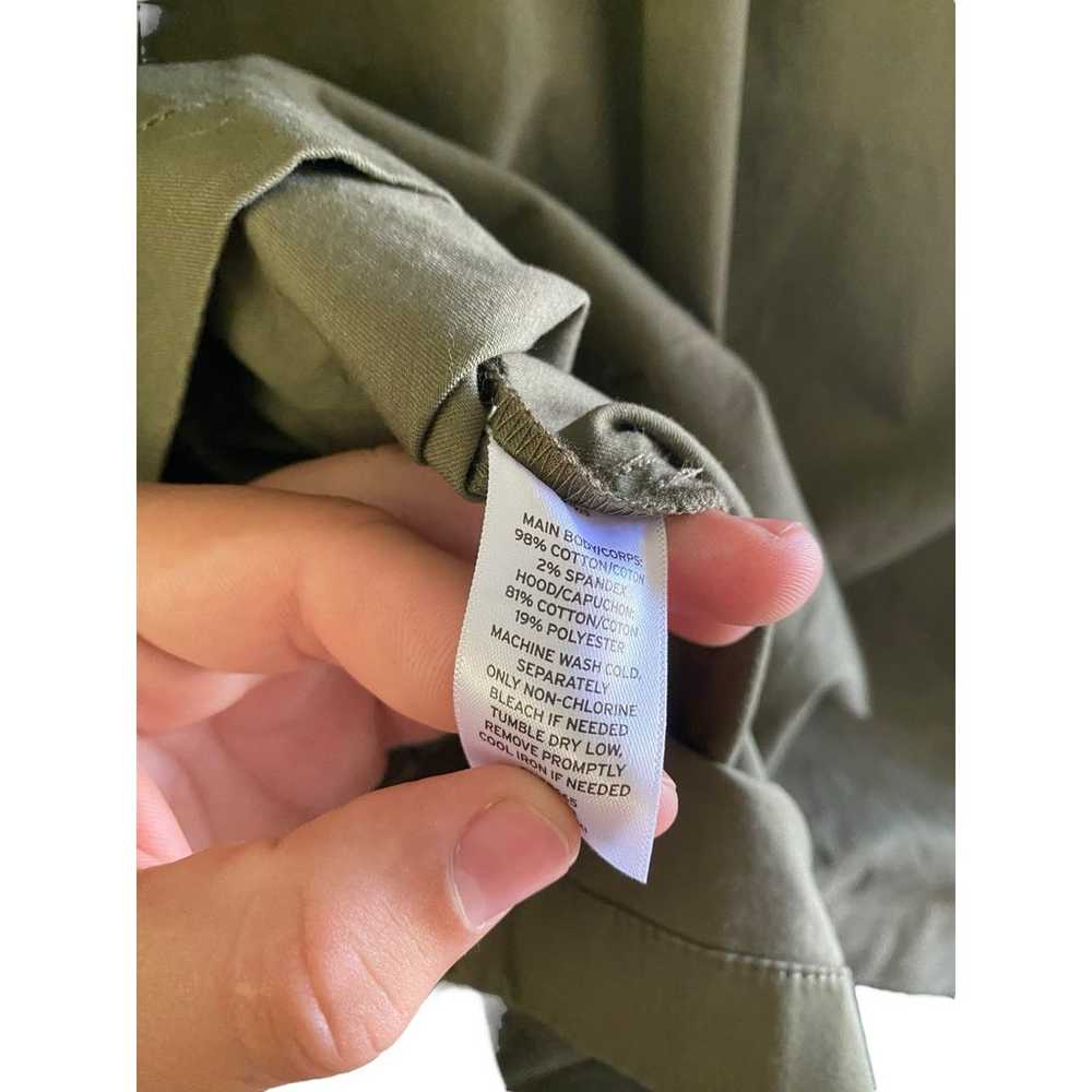 Caslon Women's Military Green Long Sleeves Button… - image 5