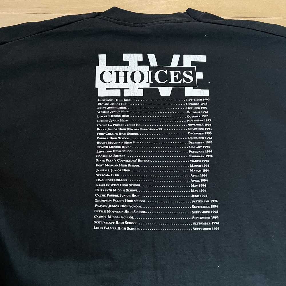 Made In Usa × Vintage Vintage Live Choices Shirt … - image 6