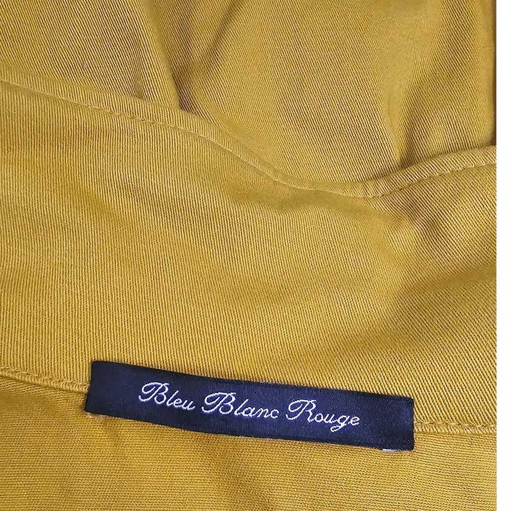 Bleu Blanc Rouge Mustard Art Pom Pom Fringe Embro… - image 7