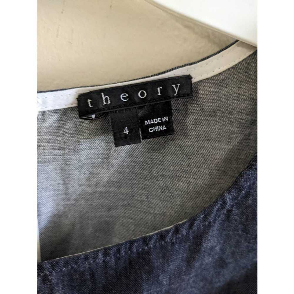 Theory Theory Dark Blue Hadrine Denim Shorts One … - image 3