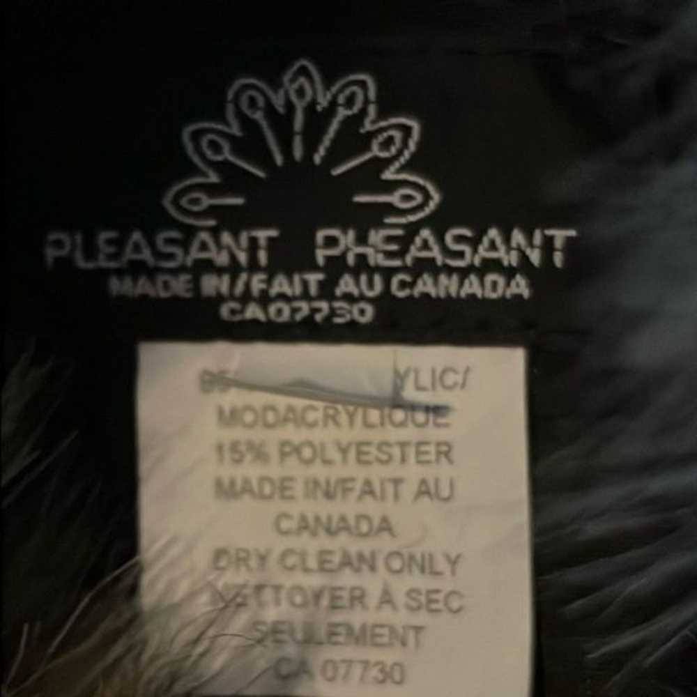 Pleasant Pheasant 80's Faux Fur Bomber Jacket - image 8