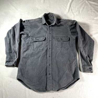 Vintage Vintage Woolrich Shirt Adult Medium Gray … - image 1