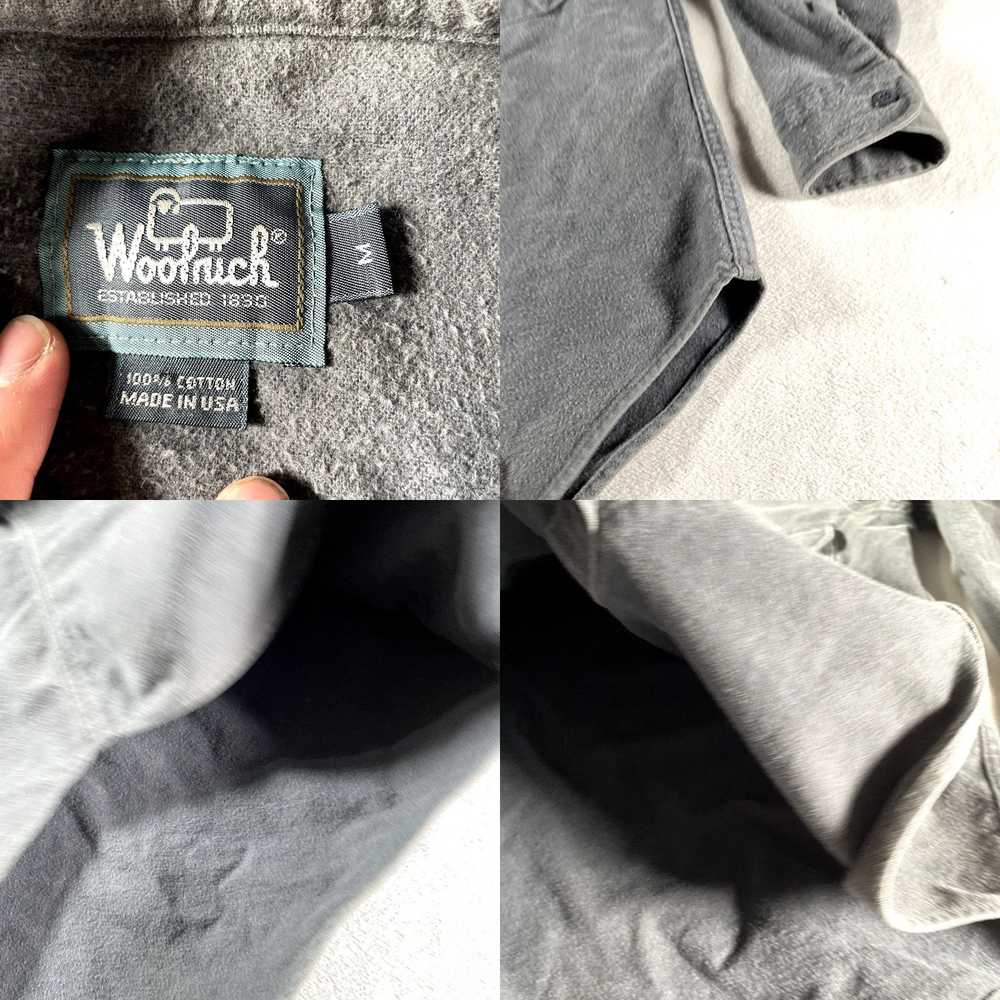 Vintage Vintage Woolrich Shirt Adult Medium Gray … - image 4