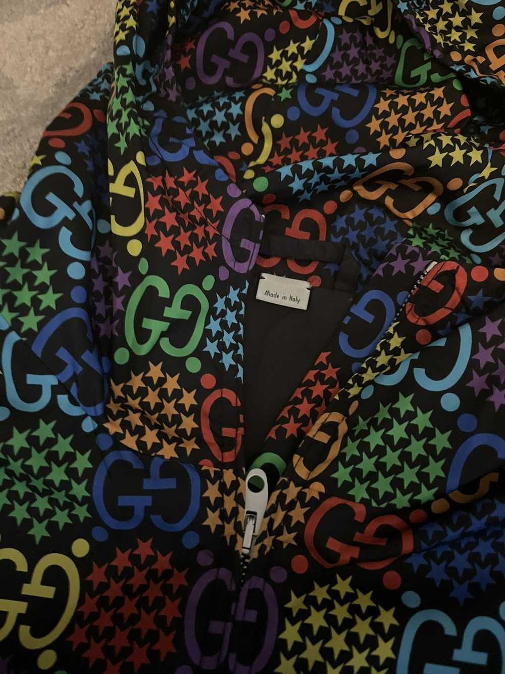 Gucci Gucci GG Psychedelic Print Jacket Parka Rai… - image 10
