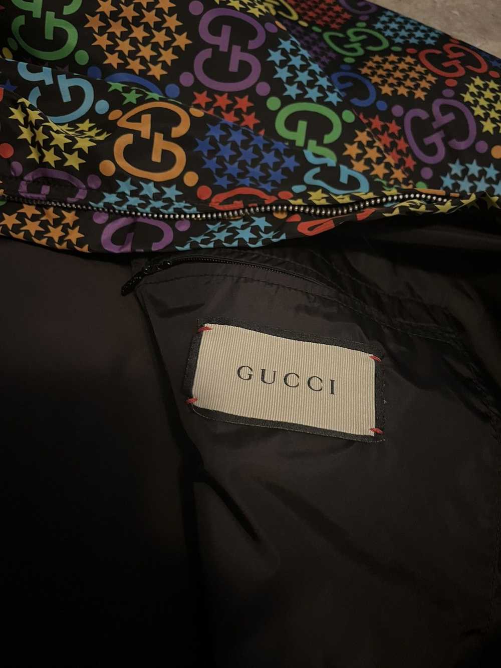 Gucci Gucci GG Psychedelic Print Jacket Parka Rai… - image 11