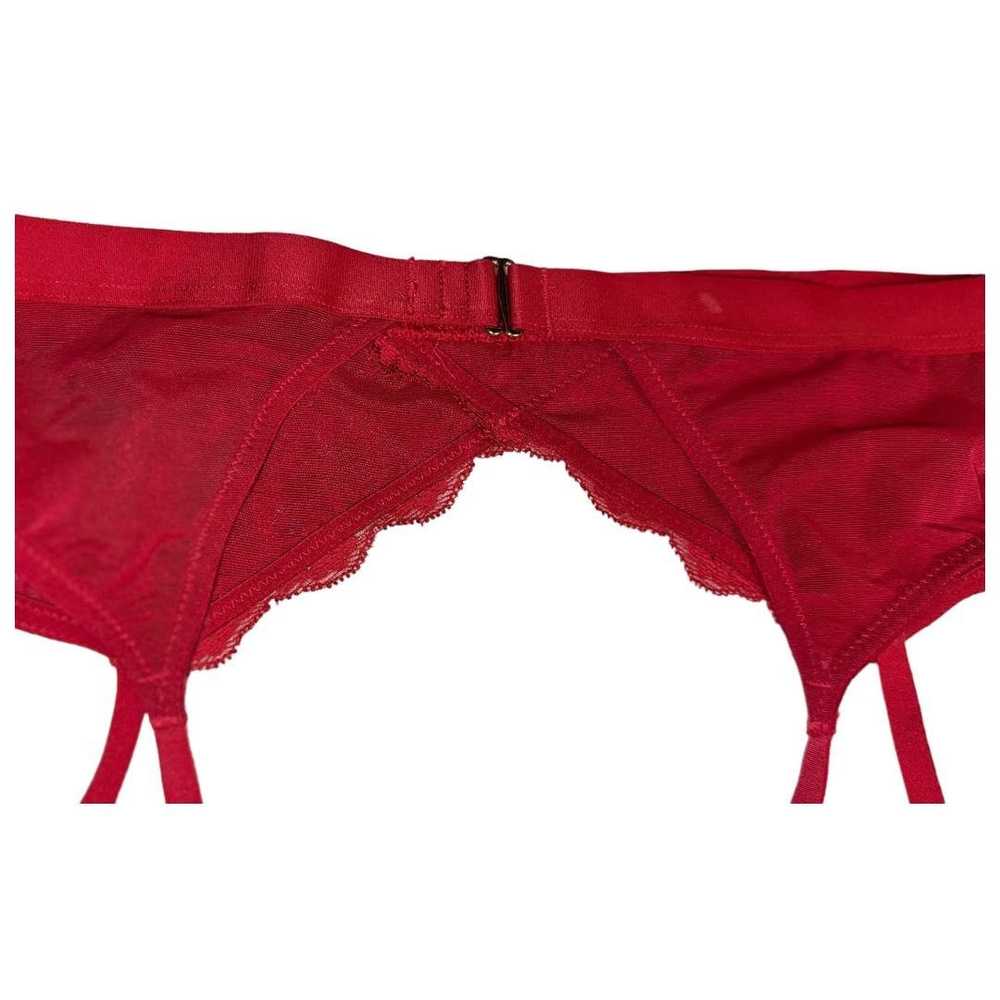 Iris Von Arnim IRIS + LILLY Red lace garter belt … - image 8