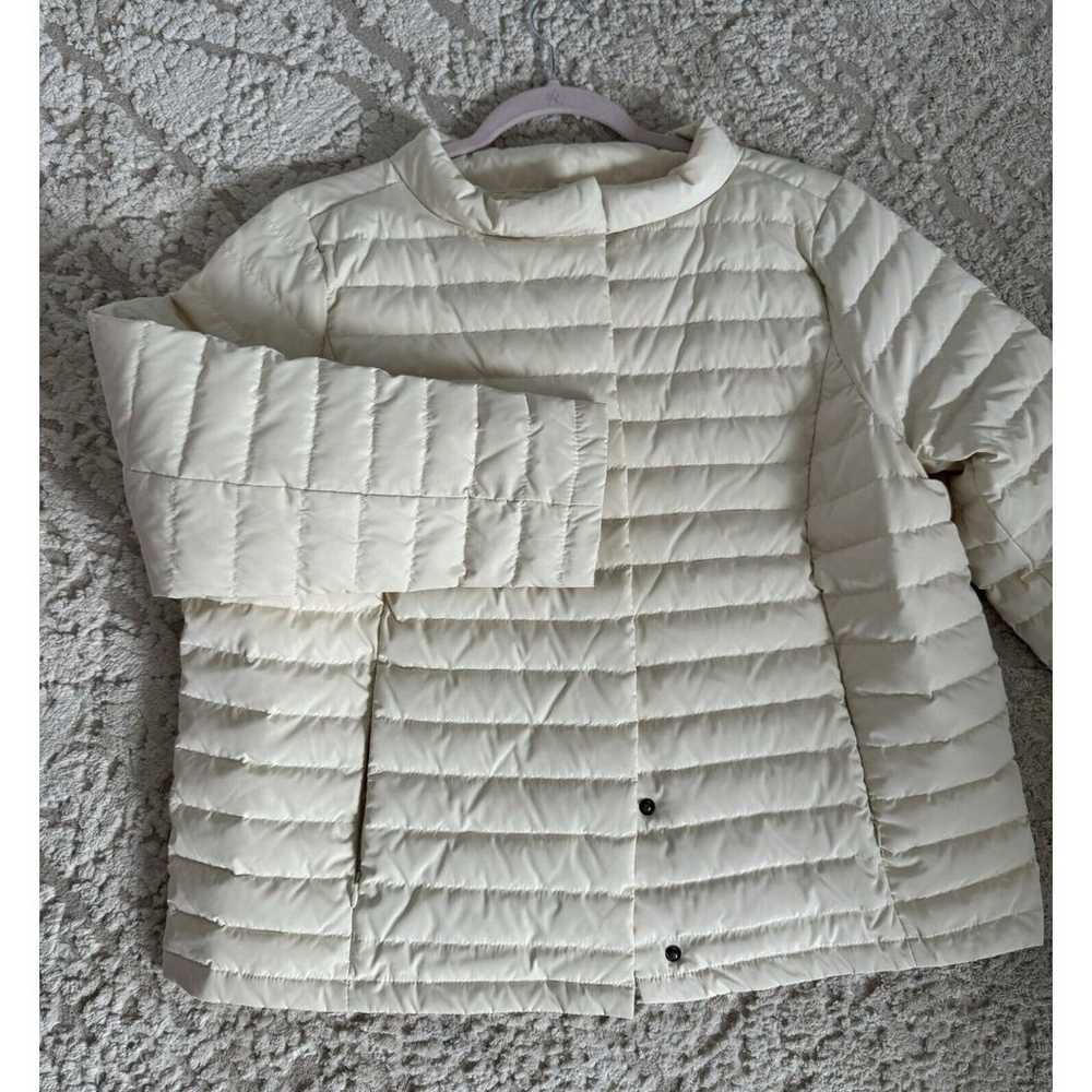Talbots Women’s quilted Cream Ivory Down Jacket P… - image 3