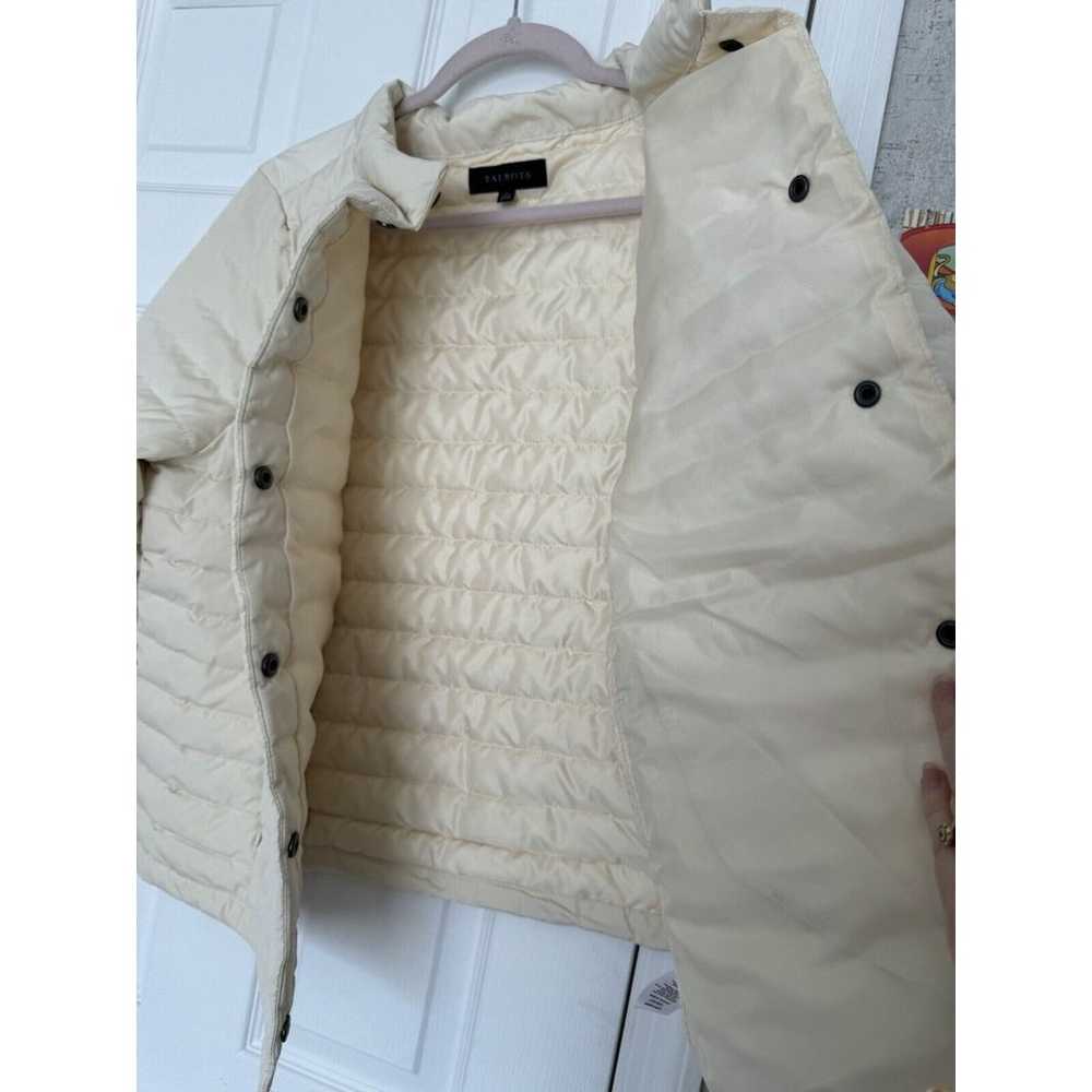 Talbots Women’s quilted Cream Ivory Down Jacket P… - image 7
