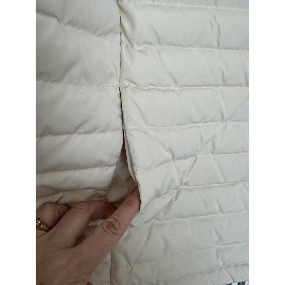 Talbots Women’s quilted Cream Ivory Down Jacket P… - image 8