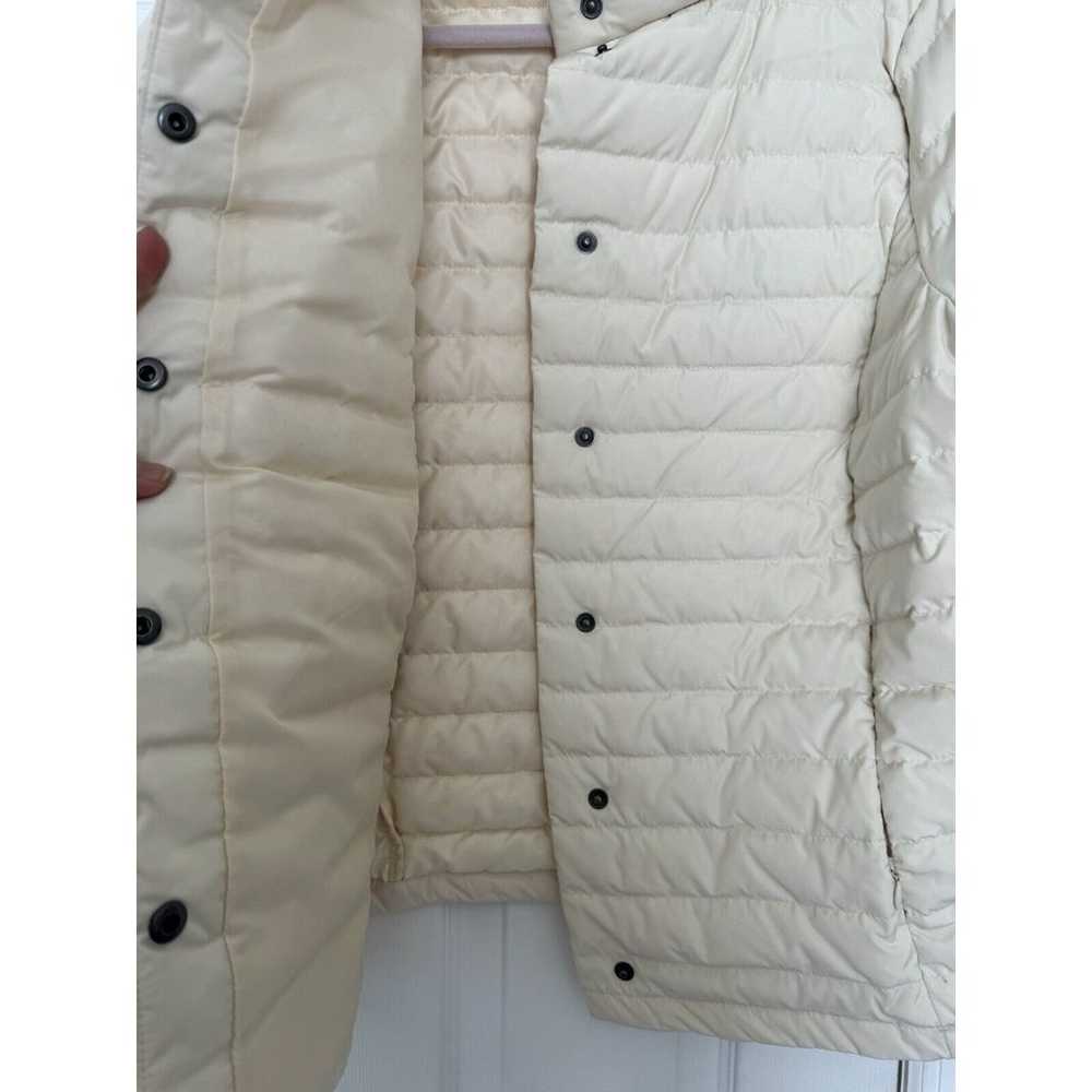 Talbots Women’s quilted Cream Ivory Down Jacket P… - image 9