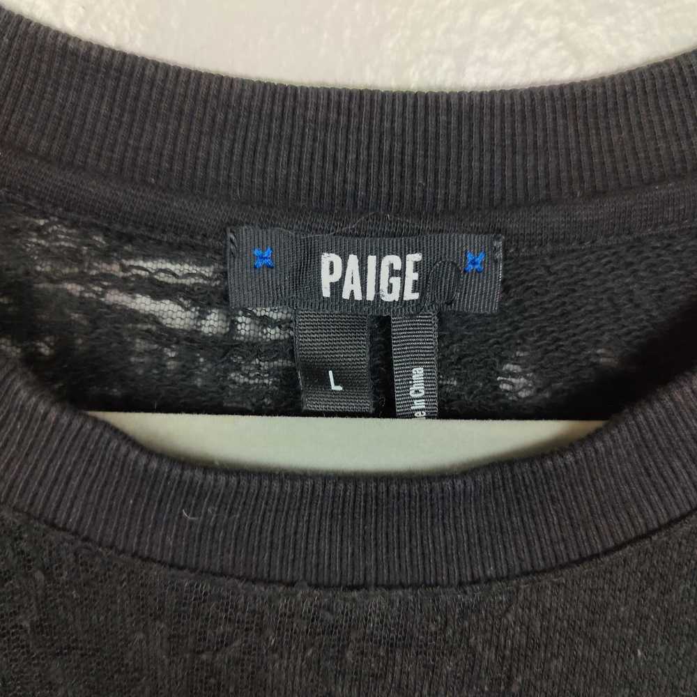 Paige Paige Josette Sweatshirt Womens Large Black… - image 7
