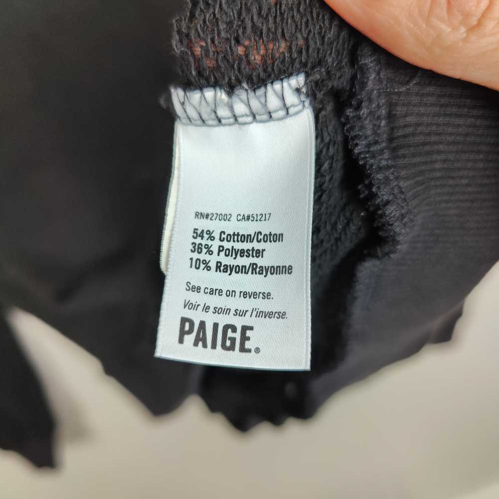 Paige Paige Josette Sweatshirt Womens Large Black… - image 8