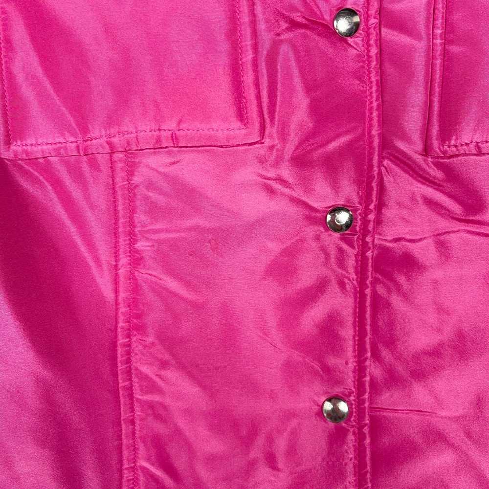Kors Michael Kors Women L Hot Pink Vintage Snap B… - image 4