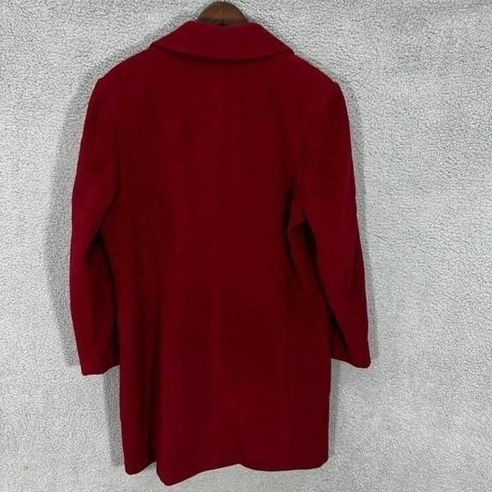 Vintage Pendleton coat womens 16 red Wool Nylon C… - image 6