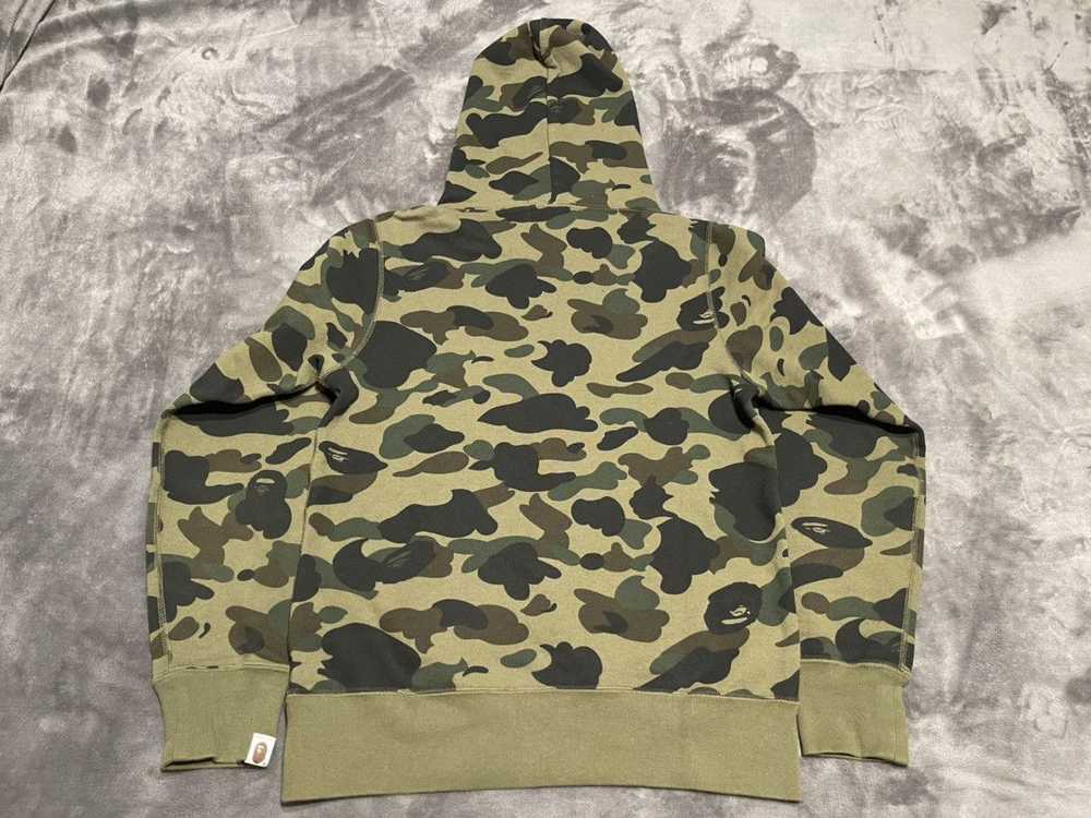 Bape 1st Camo College Pullover Hoodie - image 2