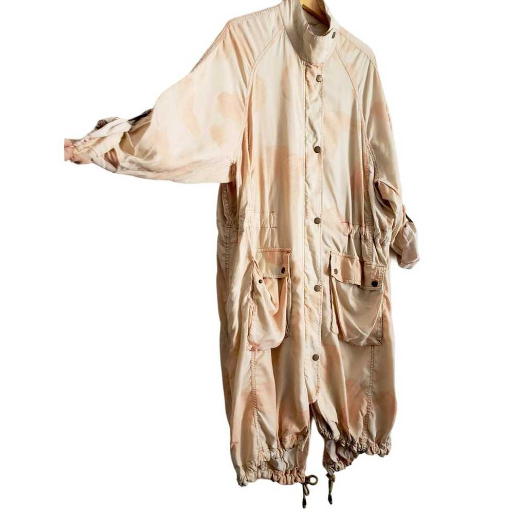 Free People Lightweight Utility Trench Coat Size … - image 2