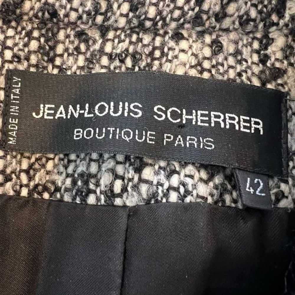 Jean-Louis Scherrer Boutique Paris Tweed Blazer J… - image 4