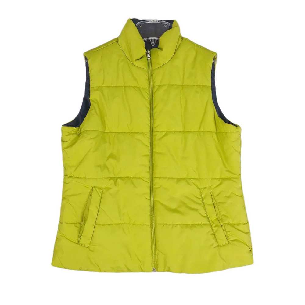 Other MADE FOR LIFE Green & Navy Puffer Vest, Ful… - image 1