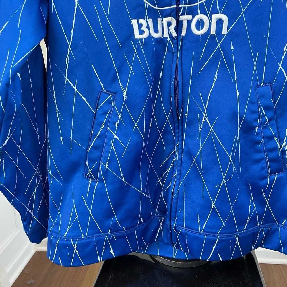 Burton Burton Snowboard Full Zip Hoodie Cobalt Bl… - image 3