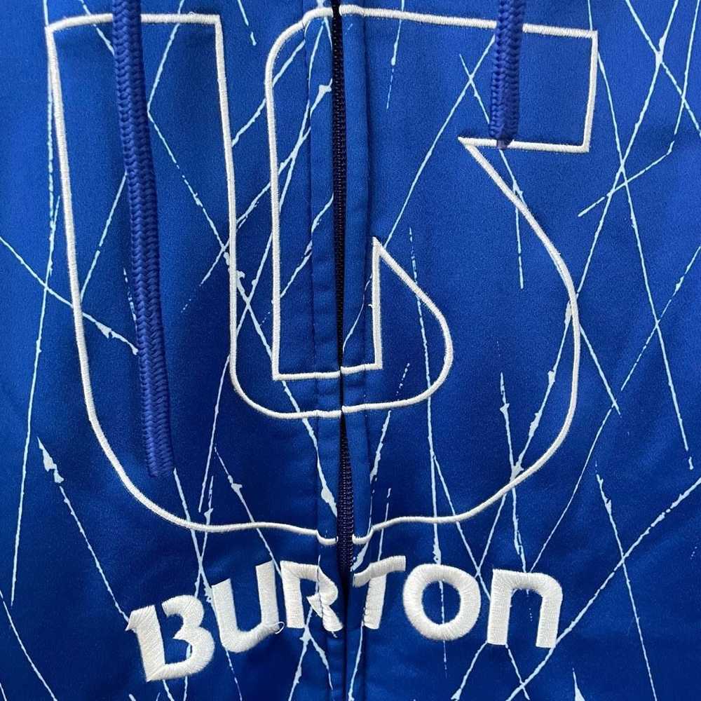 Burton Burton Snowboard Full Zip Hoodie Cobalt Bl… - image 4