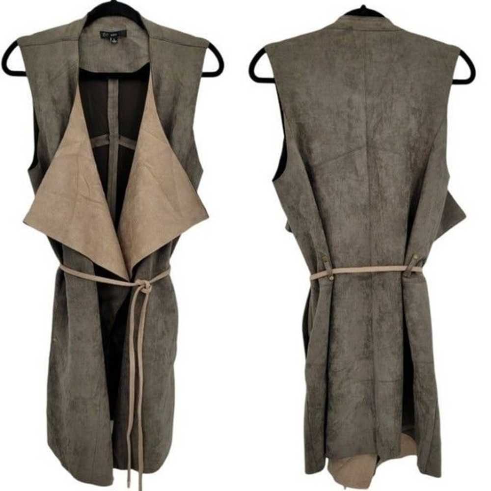 Fate Medieval Peasant Faux Leather Vest Dress Lar… - image 1