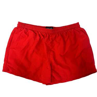 Unkwn 90's UZZI Amphibious Gear Red Nylon Swim Tr… - image 1