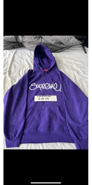 Supreme Supreme Raised Handstyle Hooded Sweatshirt