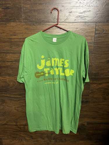 Designer James Taylor Tour T-shirt - Wooden Guitar