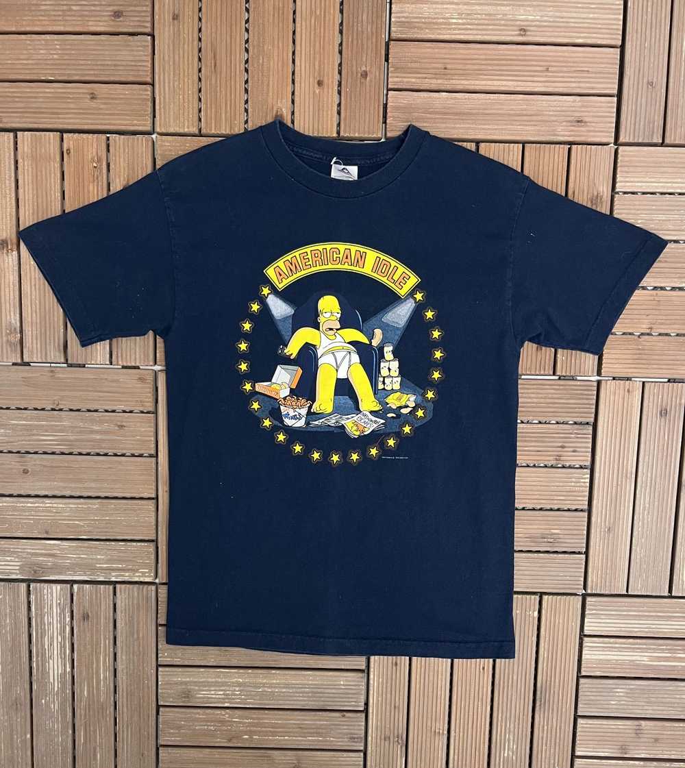 Vintage The Simpsons American Idle Vintage T-Shir… - image 1