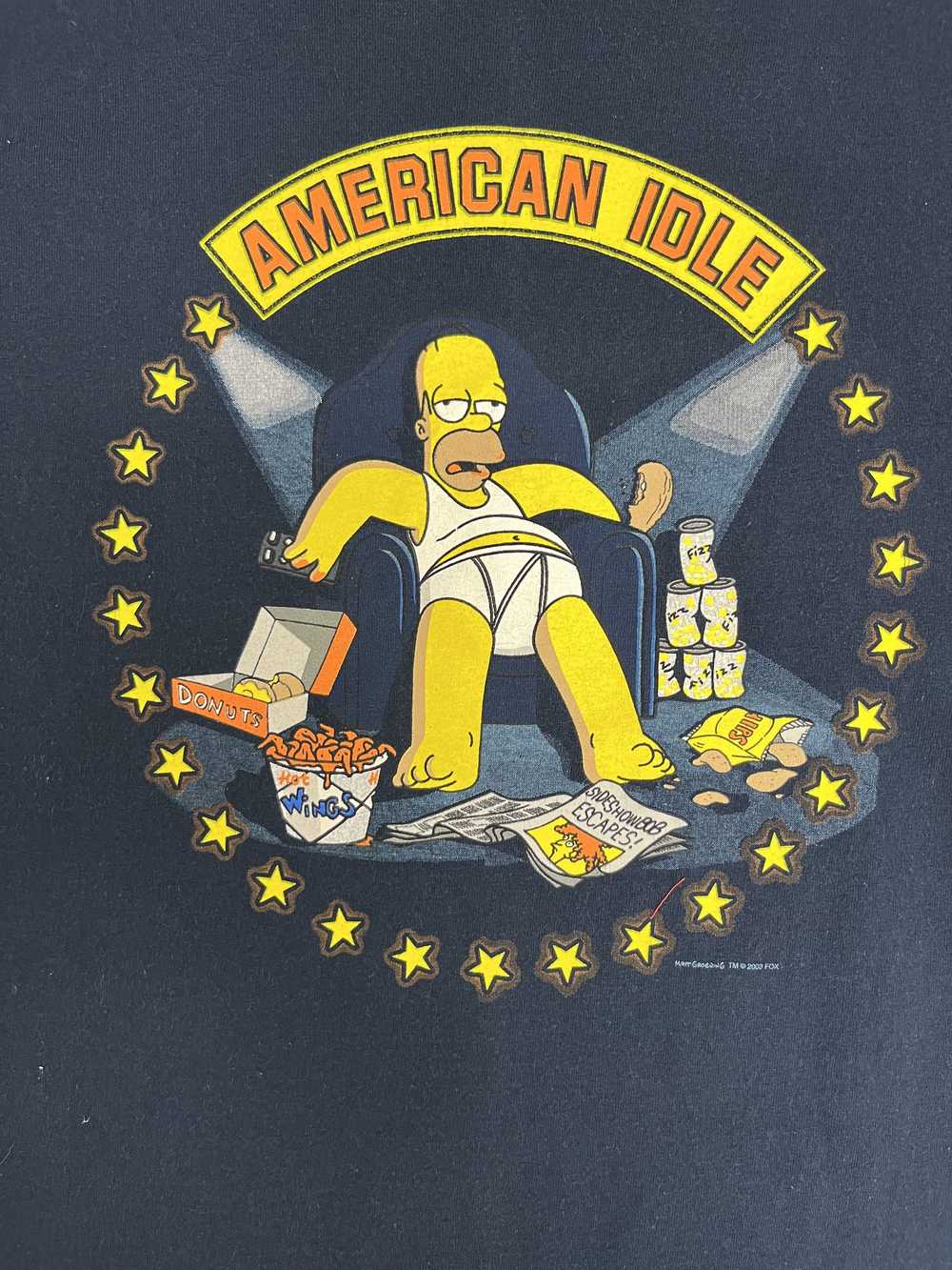 Vintage The Simpsons American Idle Vintage T-Shir… - image 2