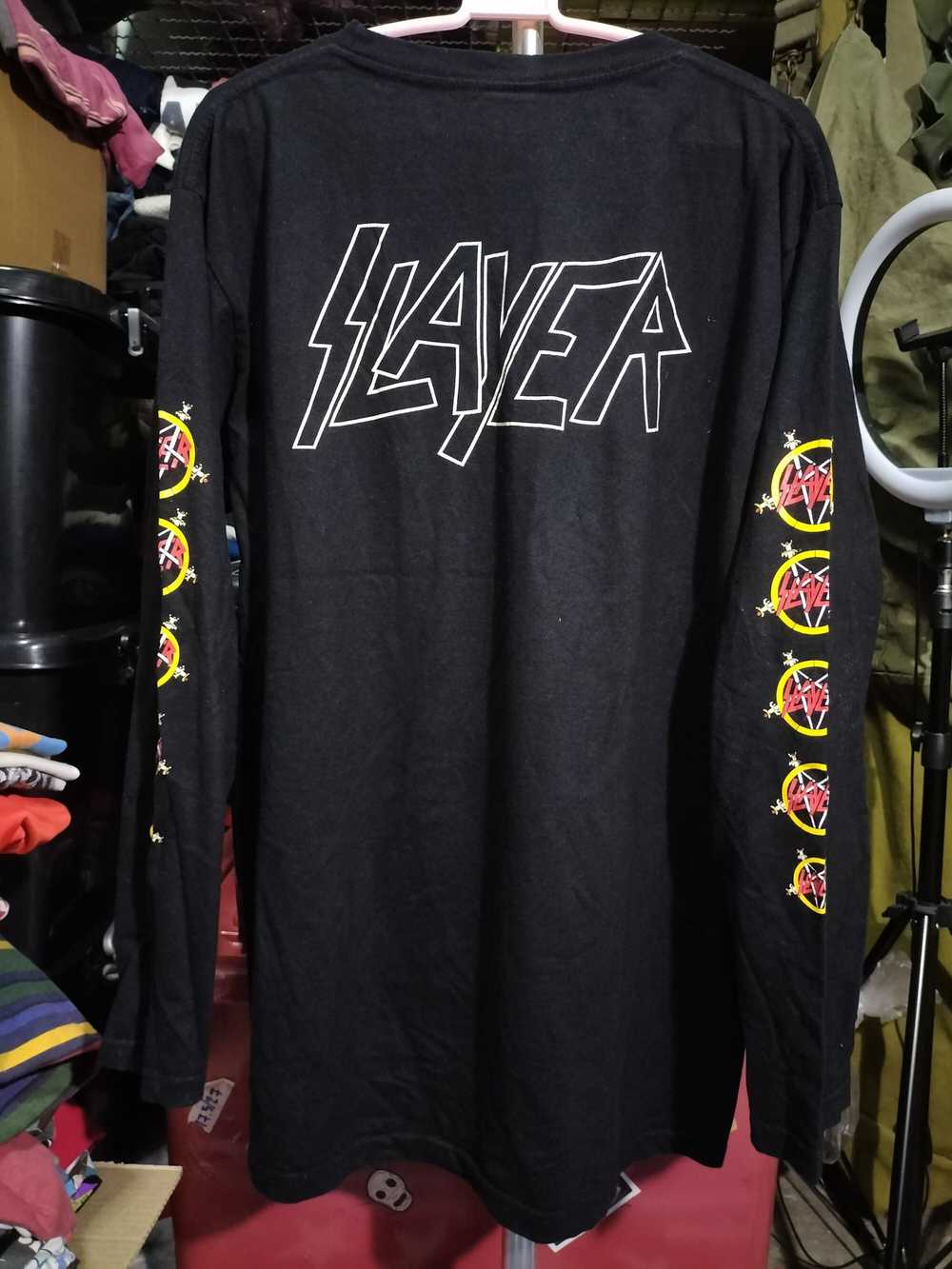 Band Tees × Slayer × Vintage Vintage Slayer Longs… - image 2