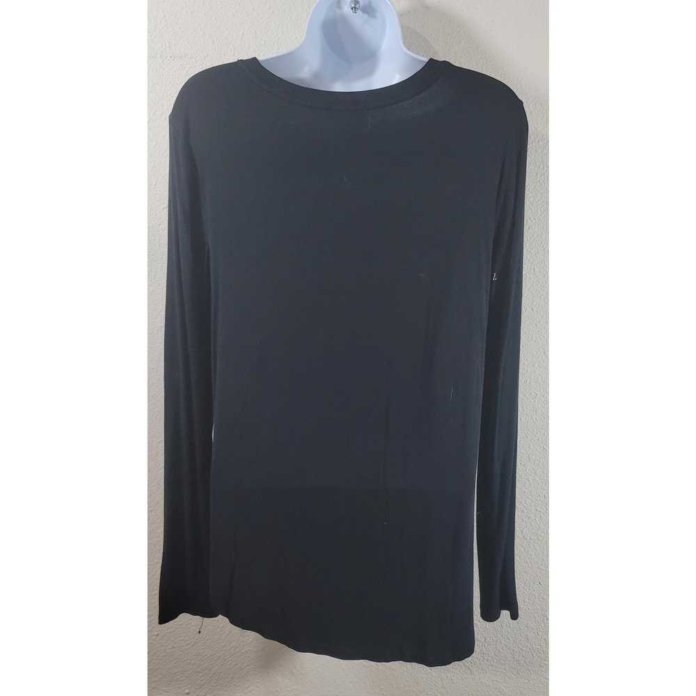 Old Navy Old Navy Black Long Sleeves Round Neck T… - image 2