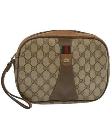 Gucci GG Canvas Clutch Bag in Beige by Italian Lu… - image 1