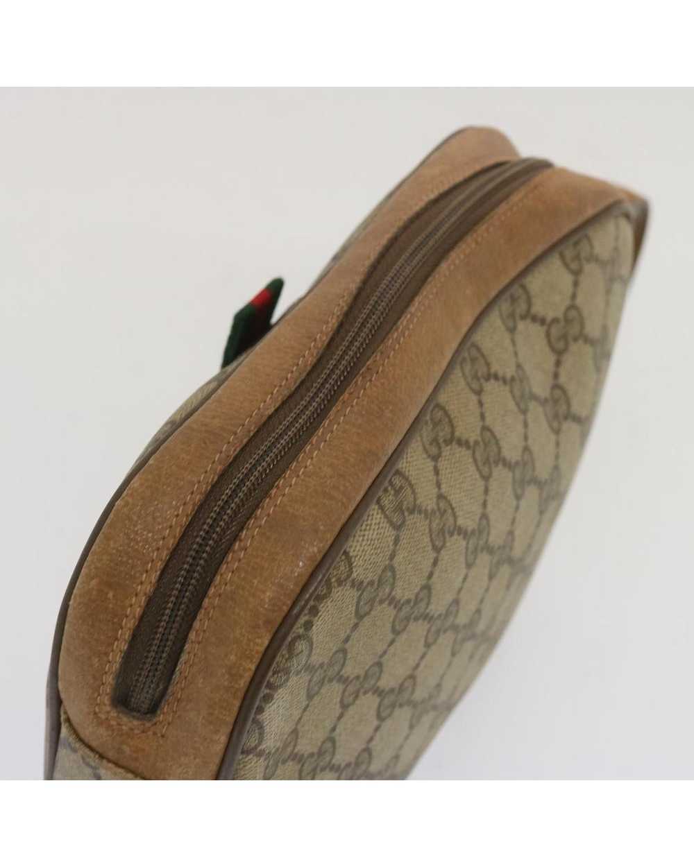 Gucci GG Canvas Clutch Bag in Beige by Italian Lu… - image 6