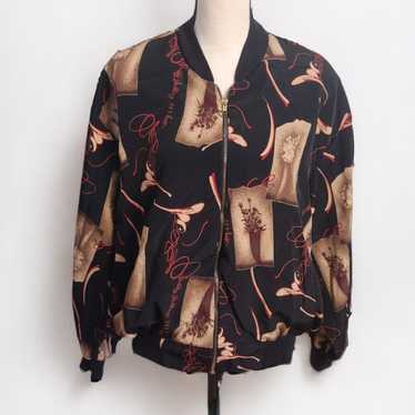Vintage Bomber Jacket with artwork from Bodley Ga… - image 1