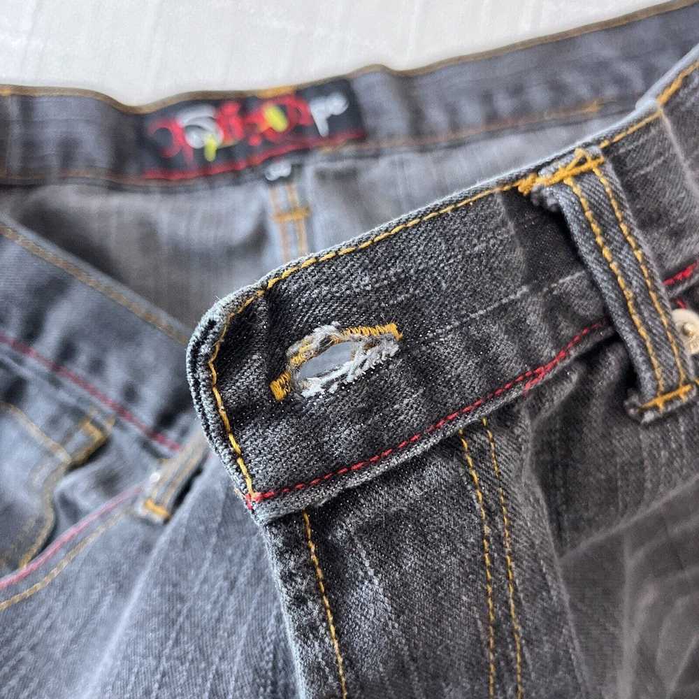 Streetwear × Vintage Y2K Red Ape Jean Shorts 35x1… - image 7