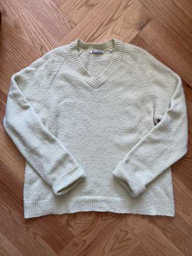Our Legacy Our Legacy Pale Yellow V Neck sweater