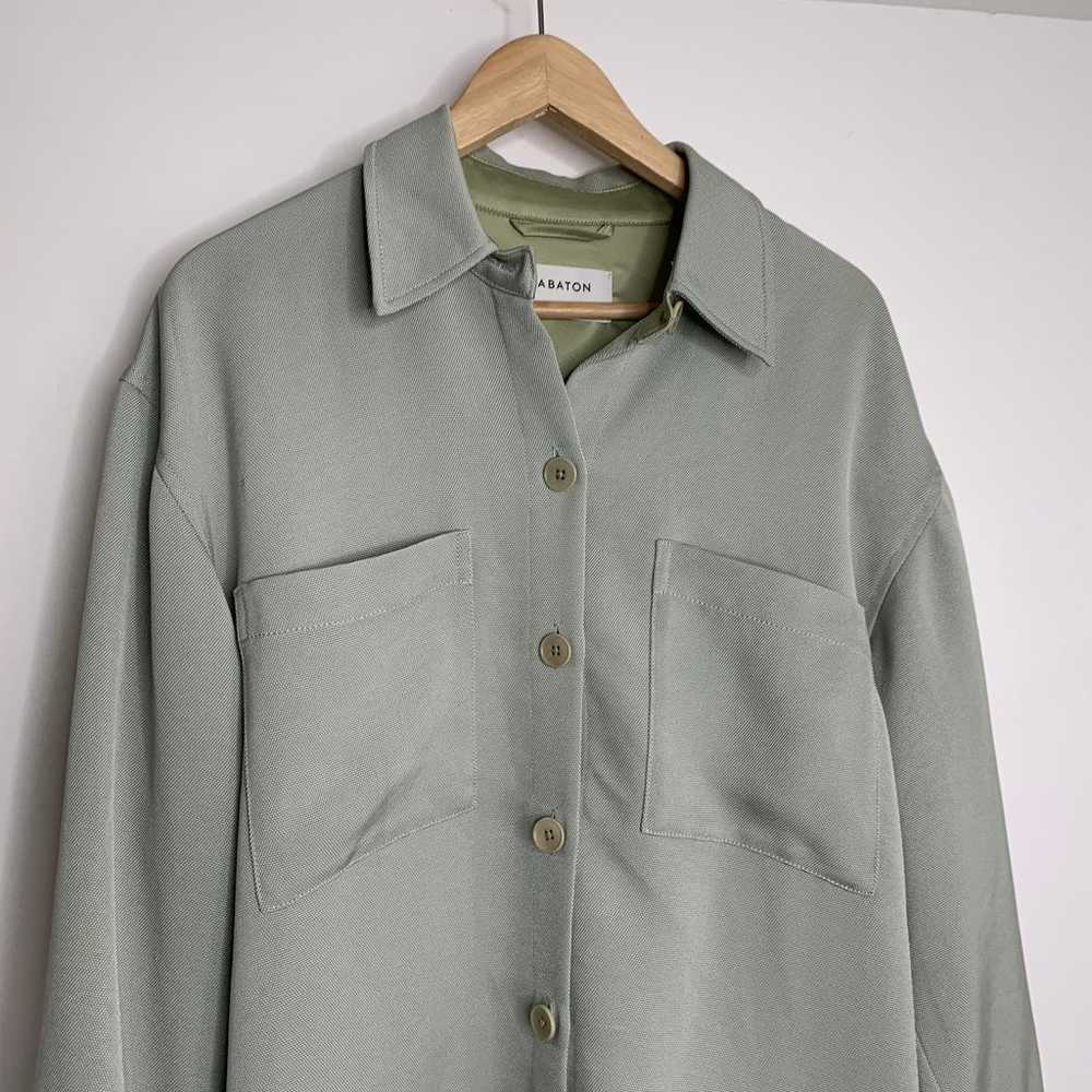 Aritzia Babaton Borna Sage Green Jacket Womens Sm… - image 6