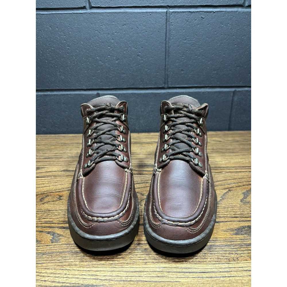 Rocky Rocky 810 Brown Leather Moc Toe Hiking Boots - image 2