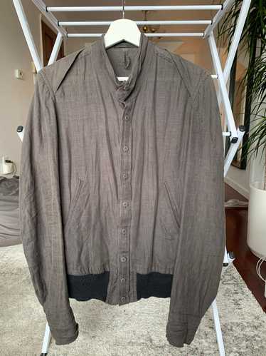 The Viridi-anne Linen Shirt-Jacket