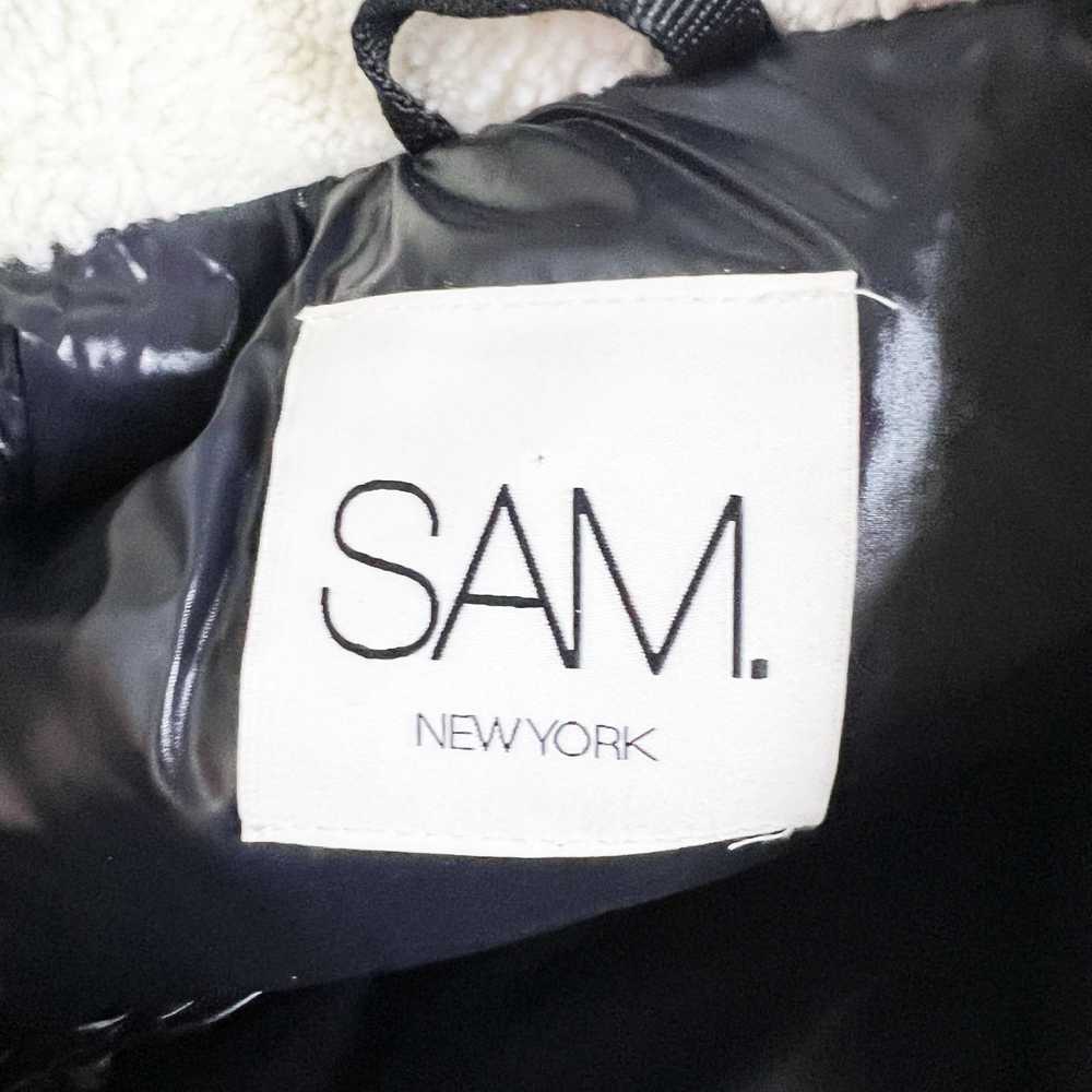 SAM. SAM Gigi Shiny Quilted Down Puffer Lamb Shea… - image 2