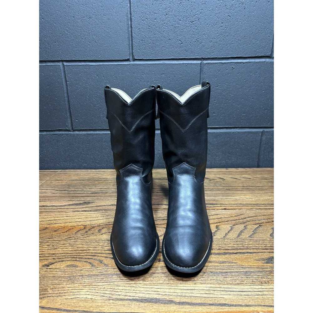Other Texas 4400 Black Leather Western Cowgirl Bo… - image 2