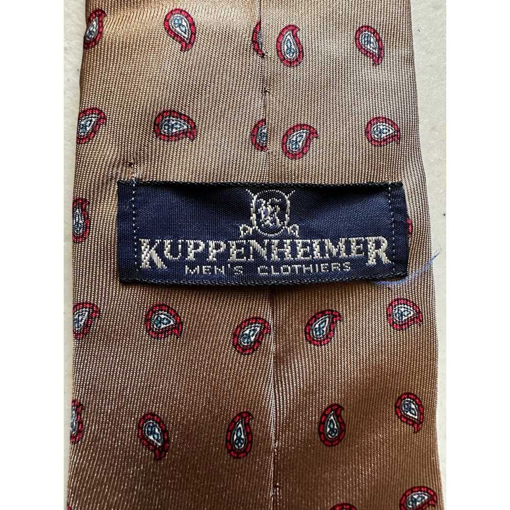 Vintage Vintage Kuppenheimer Silk Skinny Paisley … - image 2