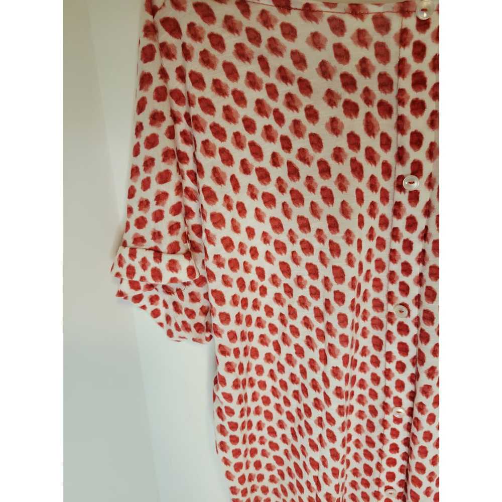 Chicos Lightweight Red and White Polka Dot T-Shir… - image 5