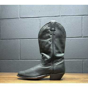 Other Laredo Distressed Black Leather Western Cowg