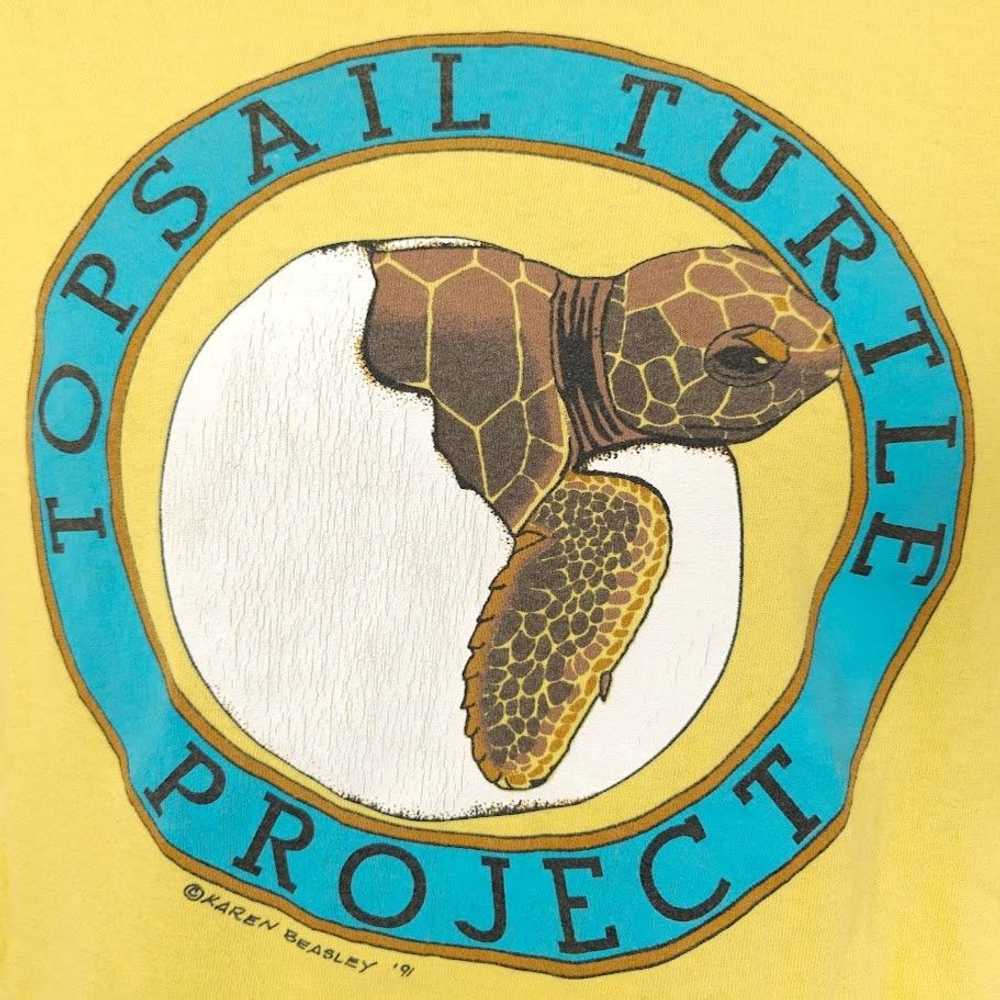Vintage Vintage Sea Turtle T Shirt Mens Size Smal… - image 2